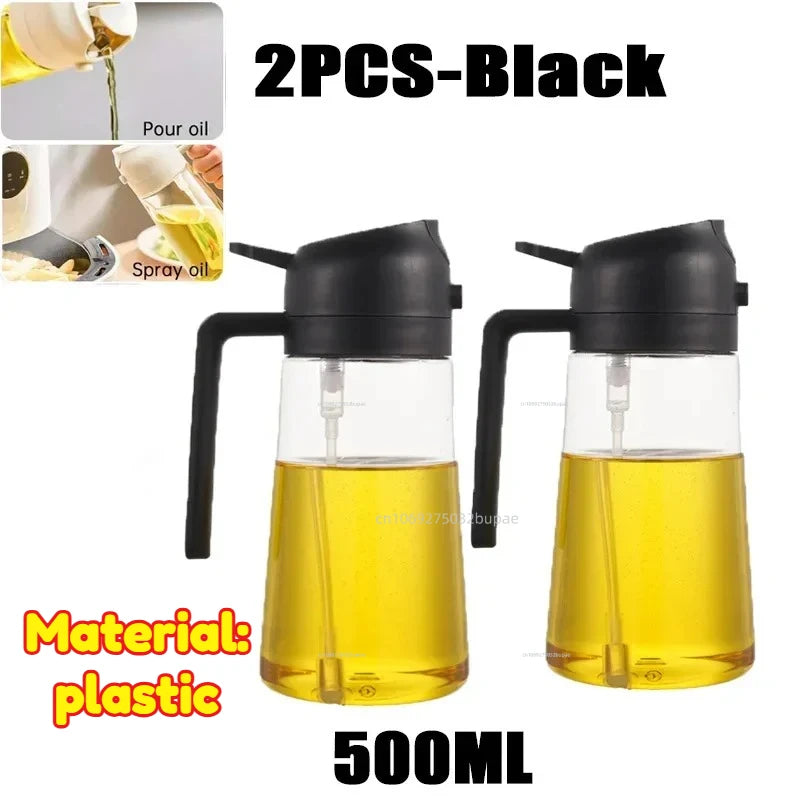 2-in-1 Kitchen Oil Dispenser and Spray Bottle