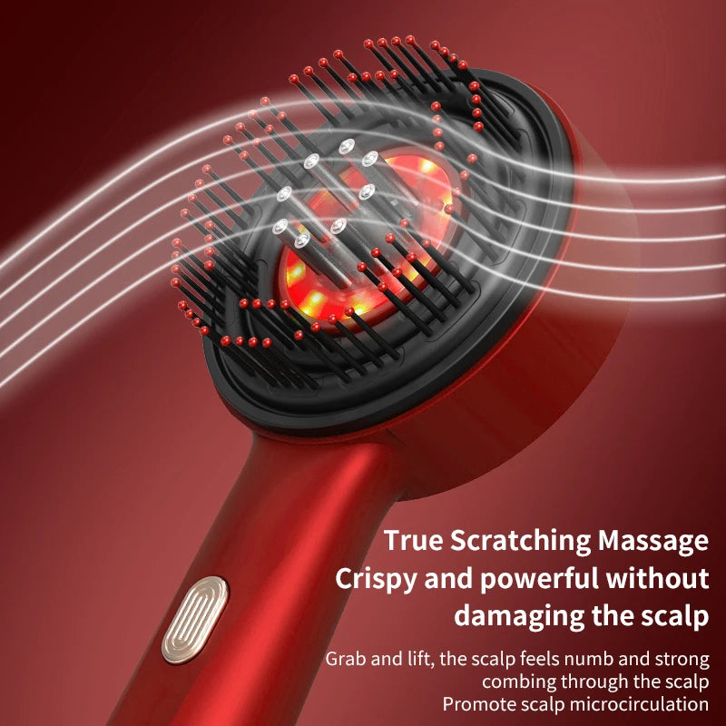 Portable Electric Scalp Massager with Essential Oil Applicator