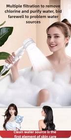 Portable Pressurized Shower Head for Travel and Home