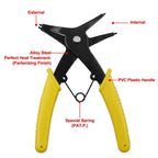 Multifunctional 4-in-1 Circlip Snap Ring Plier Tool