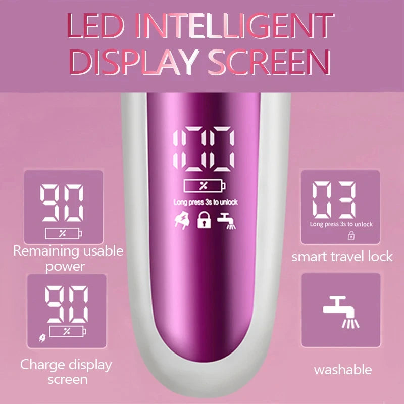 3-in-1 Rechargeable Electric Hair Remover and Shaver for Women