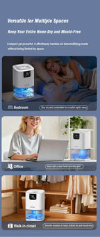 1000ML Portable Smart Dehumidifier for Home and Bedroom