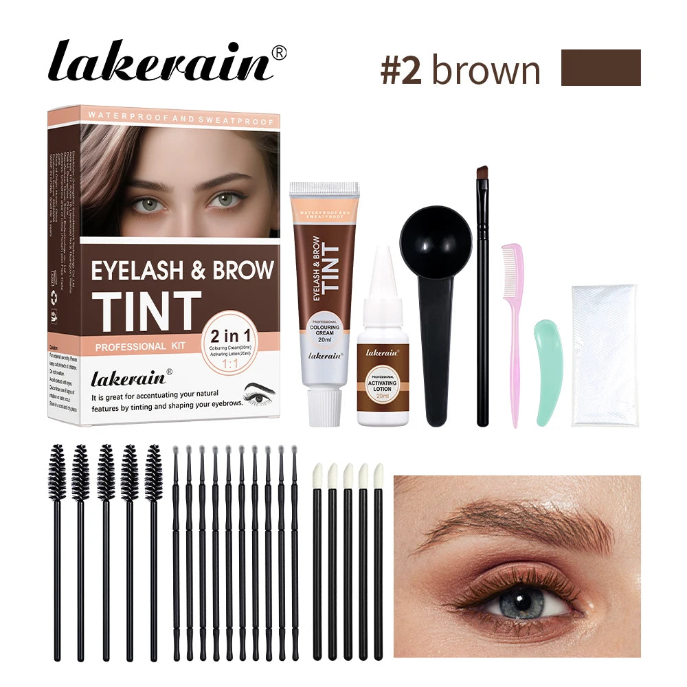 Professional Eyelash and Eyebrow Tinting Kit - 22