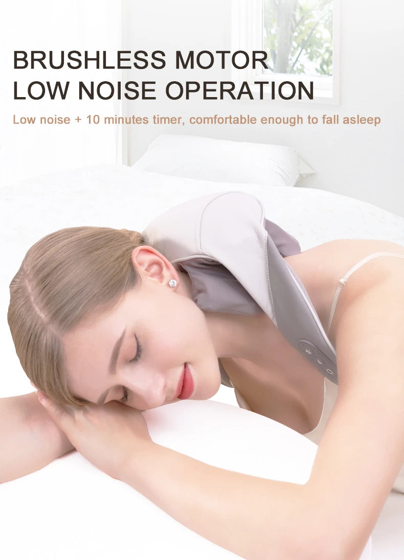 Wireless 6D Deep Tissue Neck and Shoulder Massager with Heat - 14