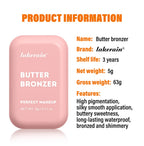 Waterproof Matte Butter Bronzer for Face Contouring
