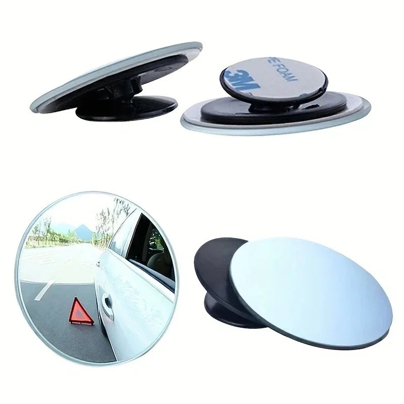 Adjustable Wide Angle Car Blind Spot Mirror - 4