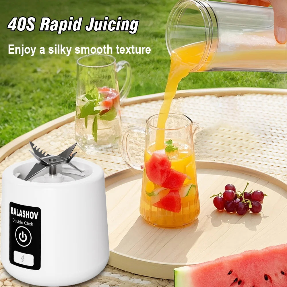 Portable Rechargeable Fruit and Vegetable Juice Blender Cup