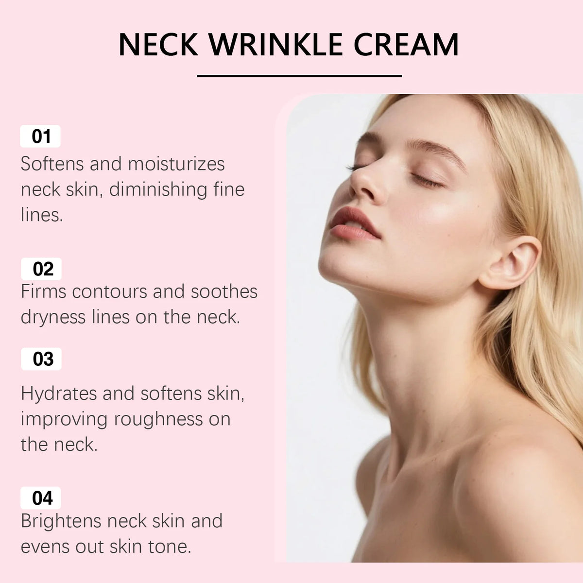 Collagen Firming Neck Cream with Integrated Gua Sha Massager