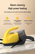 High-Temperature Steam Mop for Home and Car Cleaning