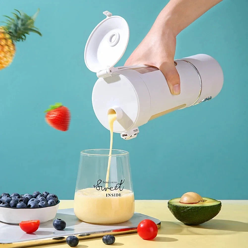Portable Electric Rechargeable Smoothie Blender Bottle - 6