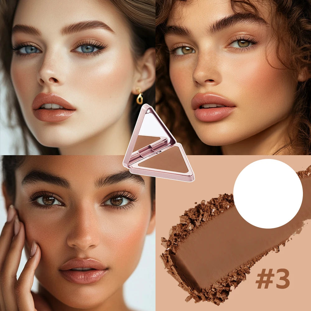 Matte Bronzer Powder for Face Contouring