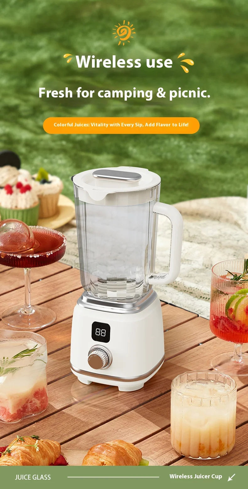 Portable Wireless Blender for Smoothies and Juices