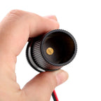 12V Car Battery Clip to Cigarette Lighter Socket Adapter
