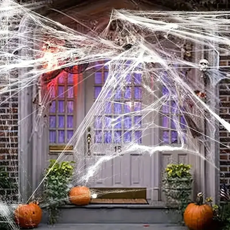 Artificial Spider Web for Halloween Decorations - 1