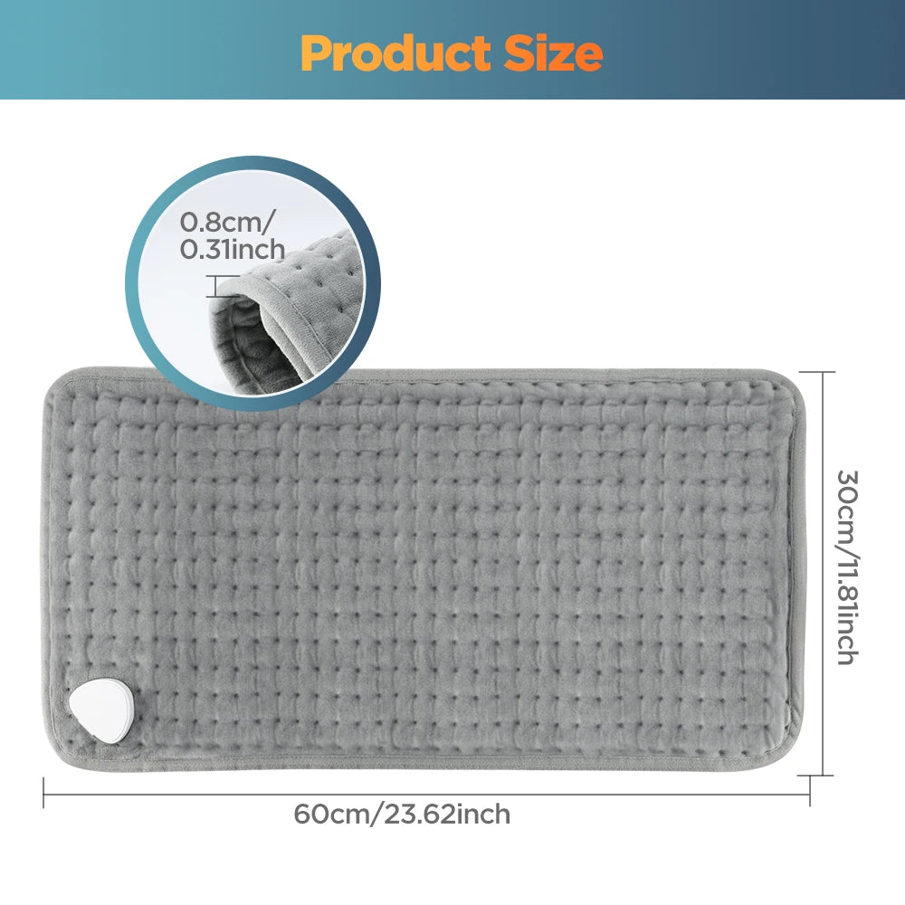 Electric Heating Pad for Pain Relief and Body Warming