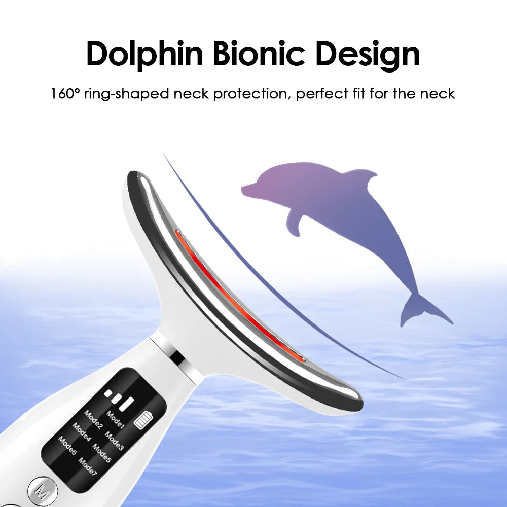 LED Facial and Neck Skin Tightening Beauty Massager