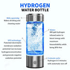 Portable Hydrogen-Rich Water Generator Bottle