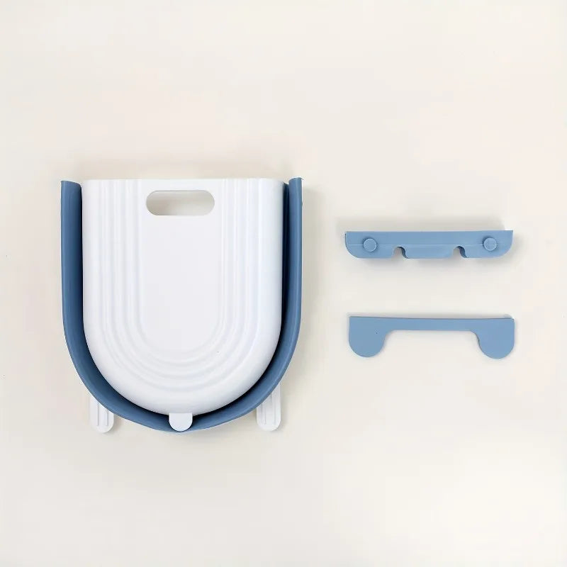 Wall Mounted Folding Trash Can for Kitchen and Bathroom