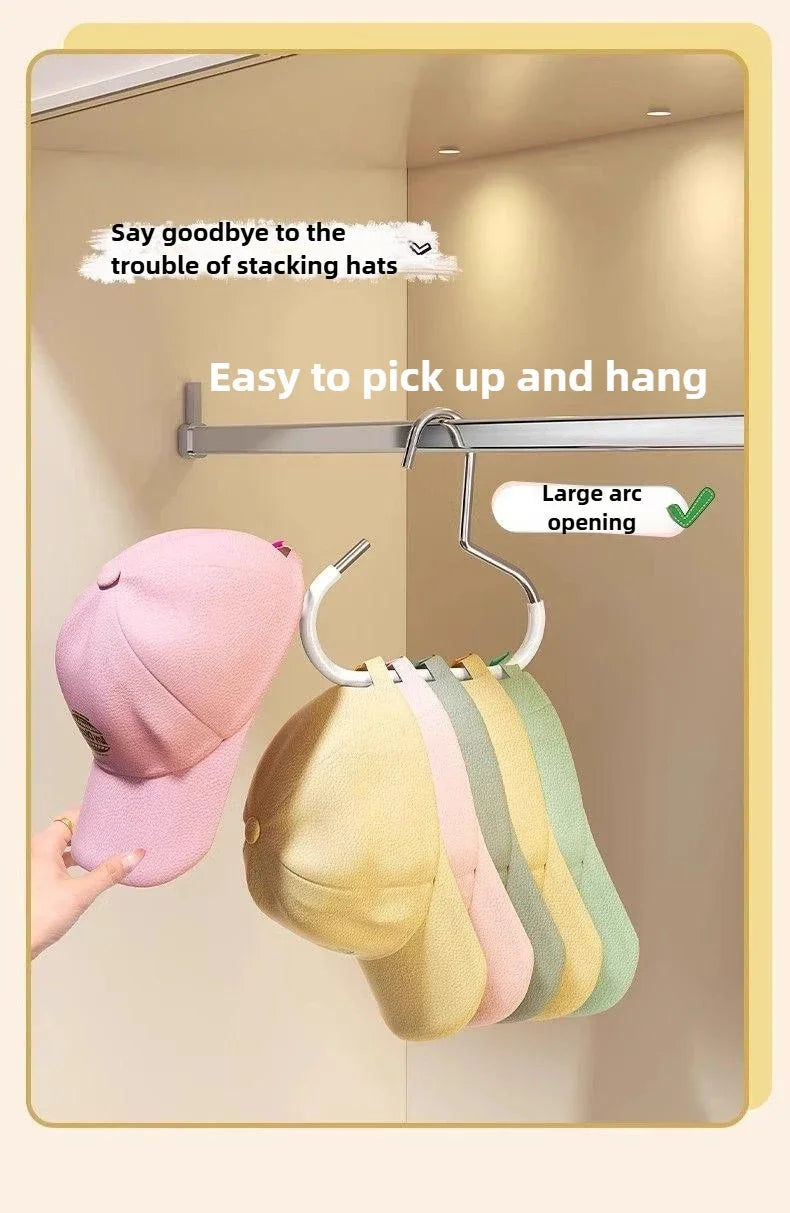 Circle Ring Hat Organizer Rack for Closet