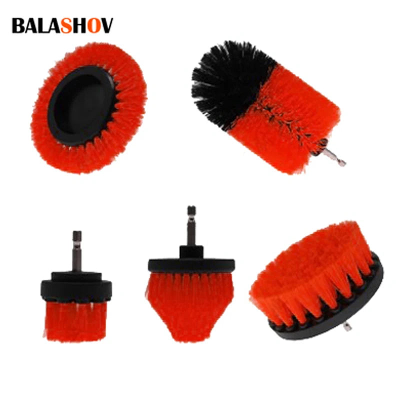 Power Drill Attachment Cleaning Brush Kit