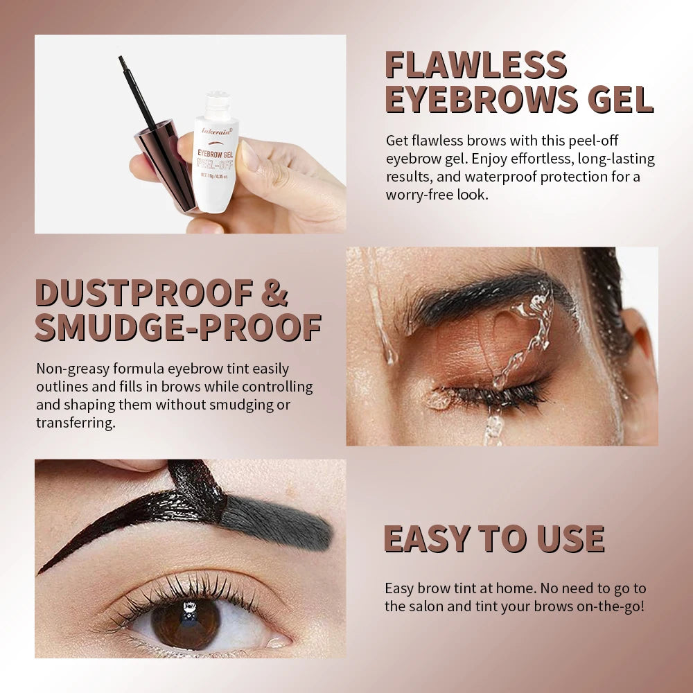 Waterproof Peel-Off Eyebrow Tint Gel - 4