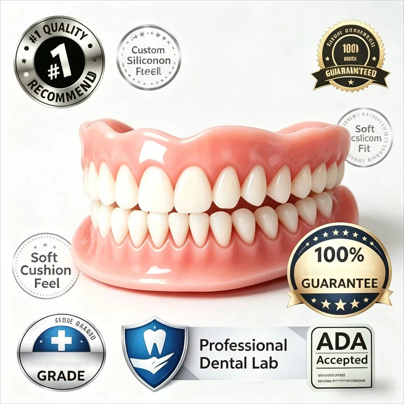 Comfortable Immediate Denture Base for Tooth Restoration - 10