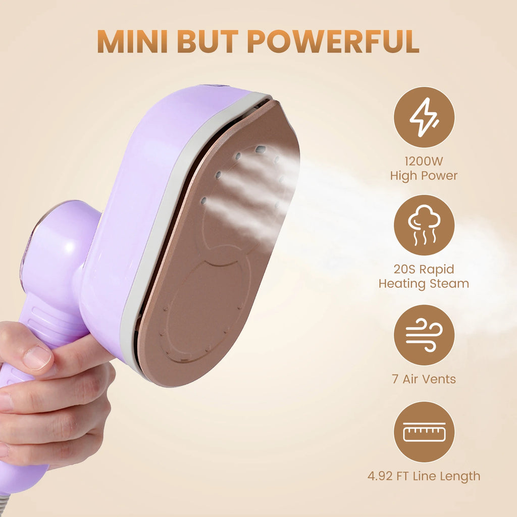 Portable Mini Handheld Steam Iron for Clothes