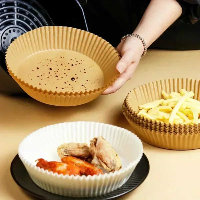Disposable Non-Stick Air Fryer Parchment Paper Liners