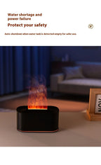Flame Effect Aromatherapy Essential Oil Humidifier