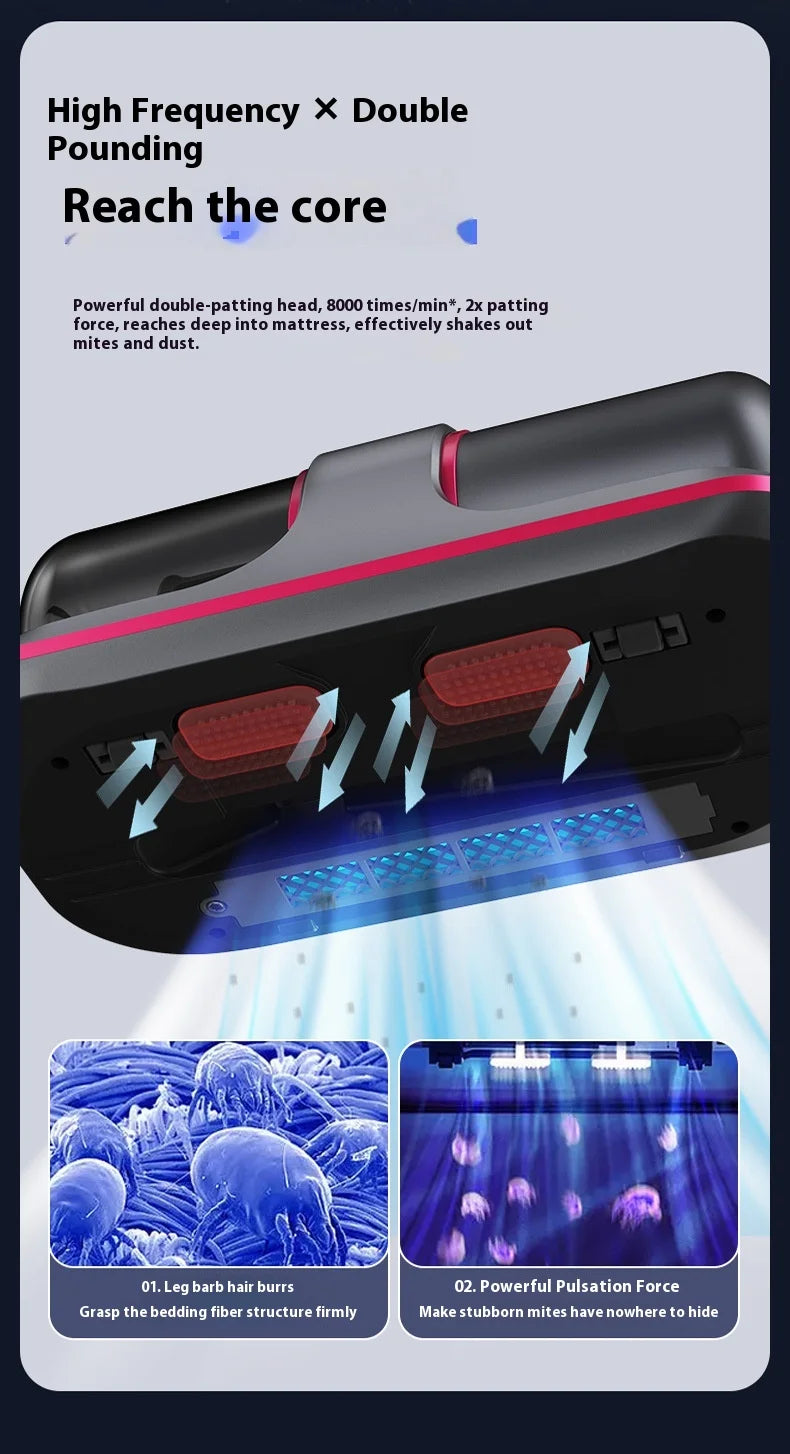 Wireless Handheld Mattress Vacuum and Mite Remover