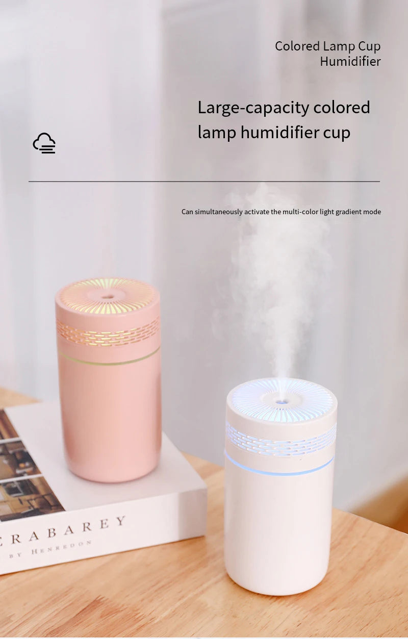Portable Mini LED Car and Desk Humidifier - 6