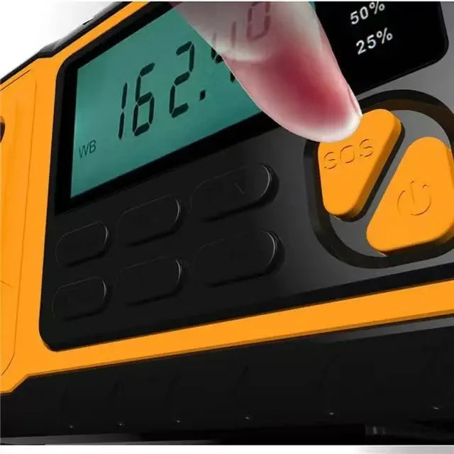 Portable Emergency Solar Hand Crank Radio with Power Bank