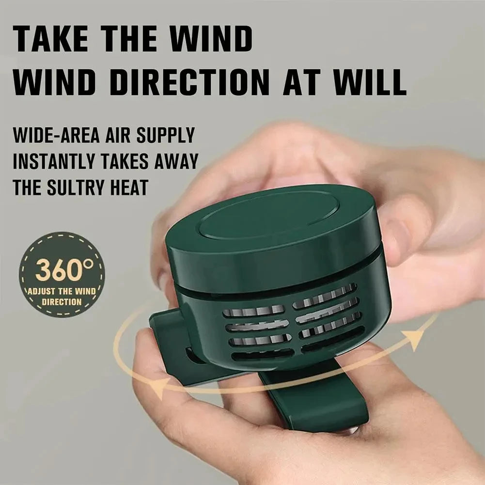 Portable Waist Clip Cooling Fan for Outdoor Activities