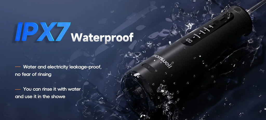 Portable Cordless Water Flosser for Teeth Cleaning