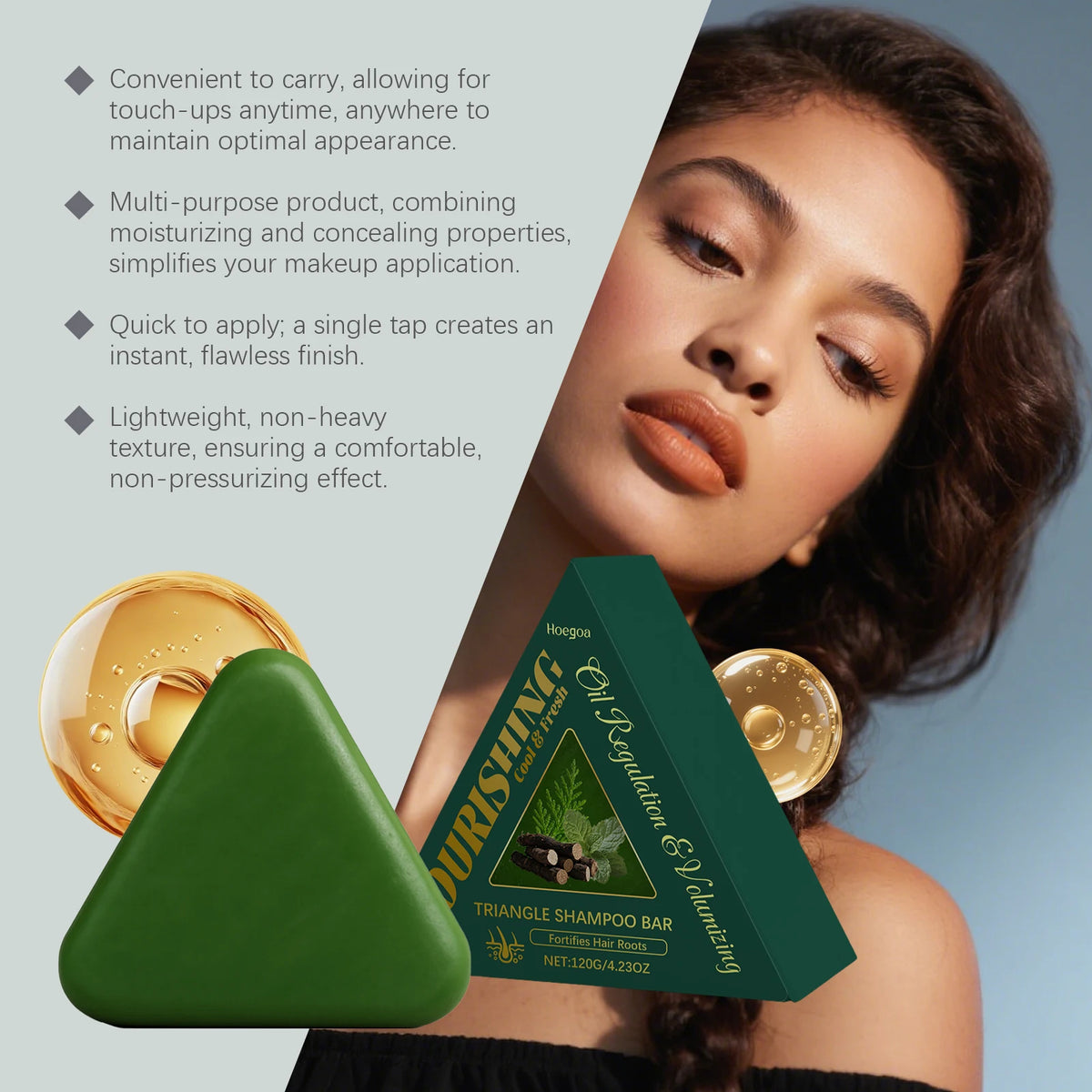 Herbal Hair Growth Shampoo Bar for Anti-Hair Loss