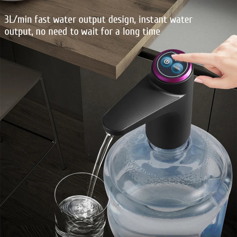 Automatic Portable Electric Water Bottle Pump Dispenser