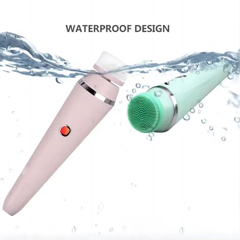4-in-1 Electric Rotating Facial Cleansing Brush