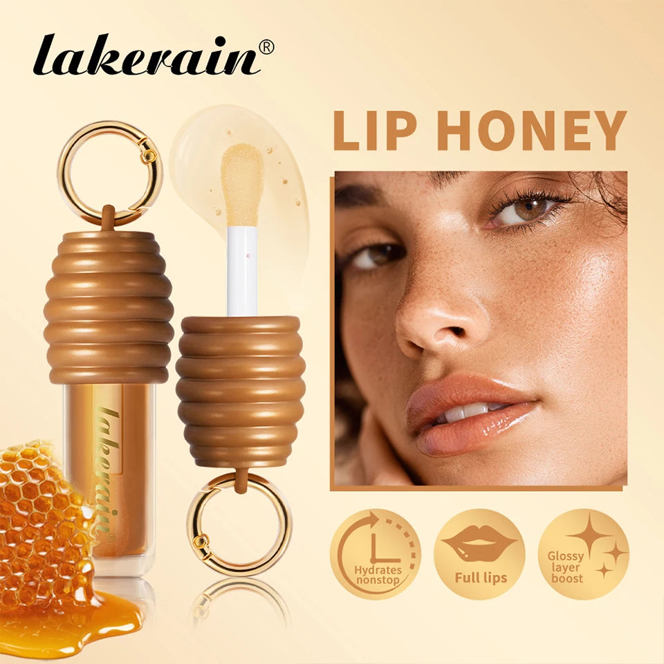 Honey and Chocolate Moisturizing Lip Gloss Duo Set - 6