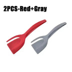2-in-1 Non-Stick Spatula and Kitchen Tongs for Cooking