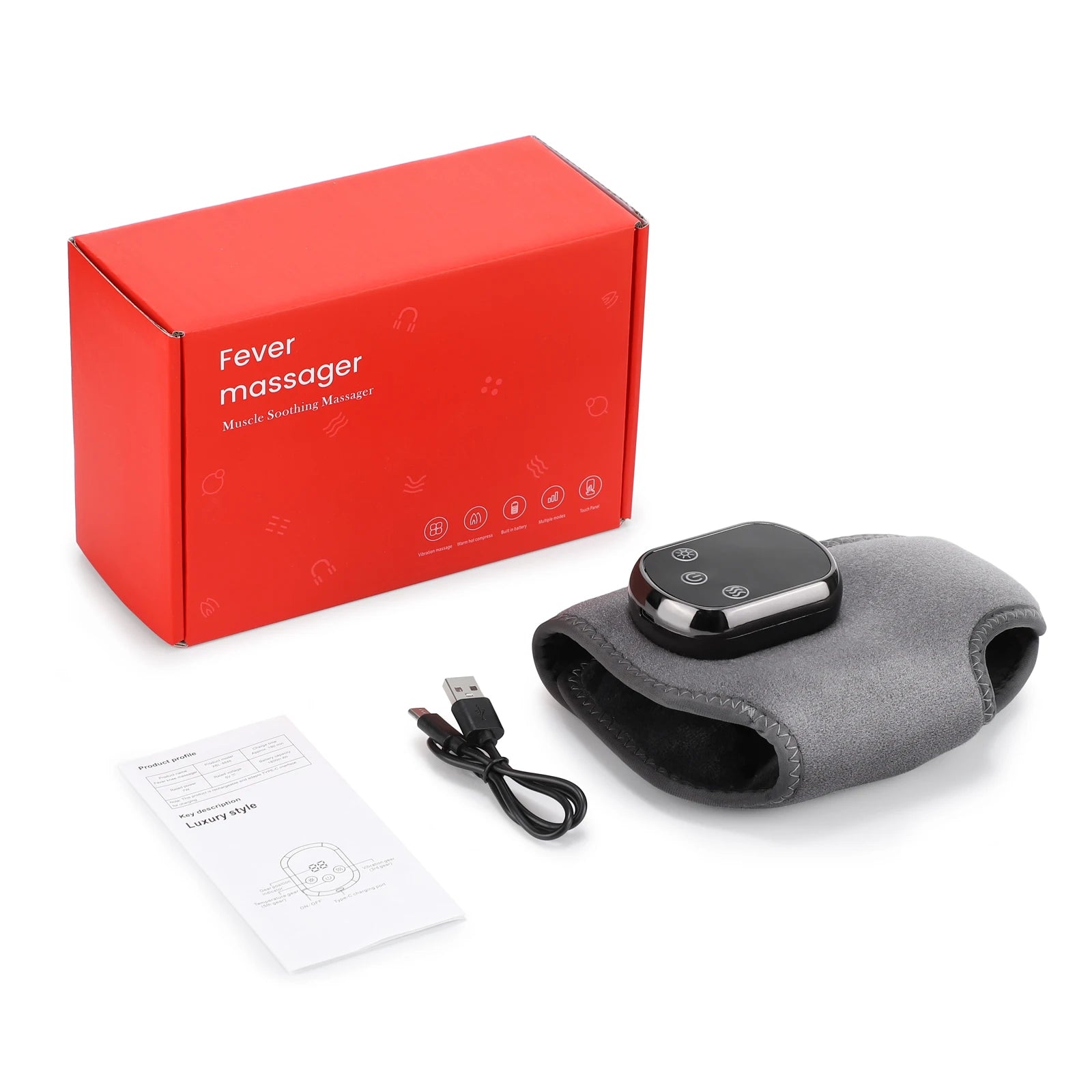 Heated Vibrating Ankle Support Wrap - 14