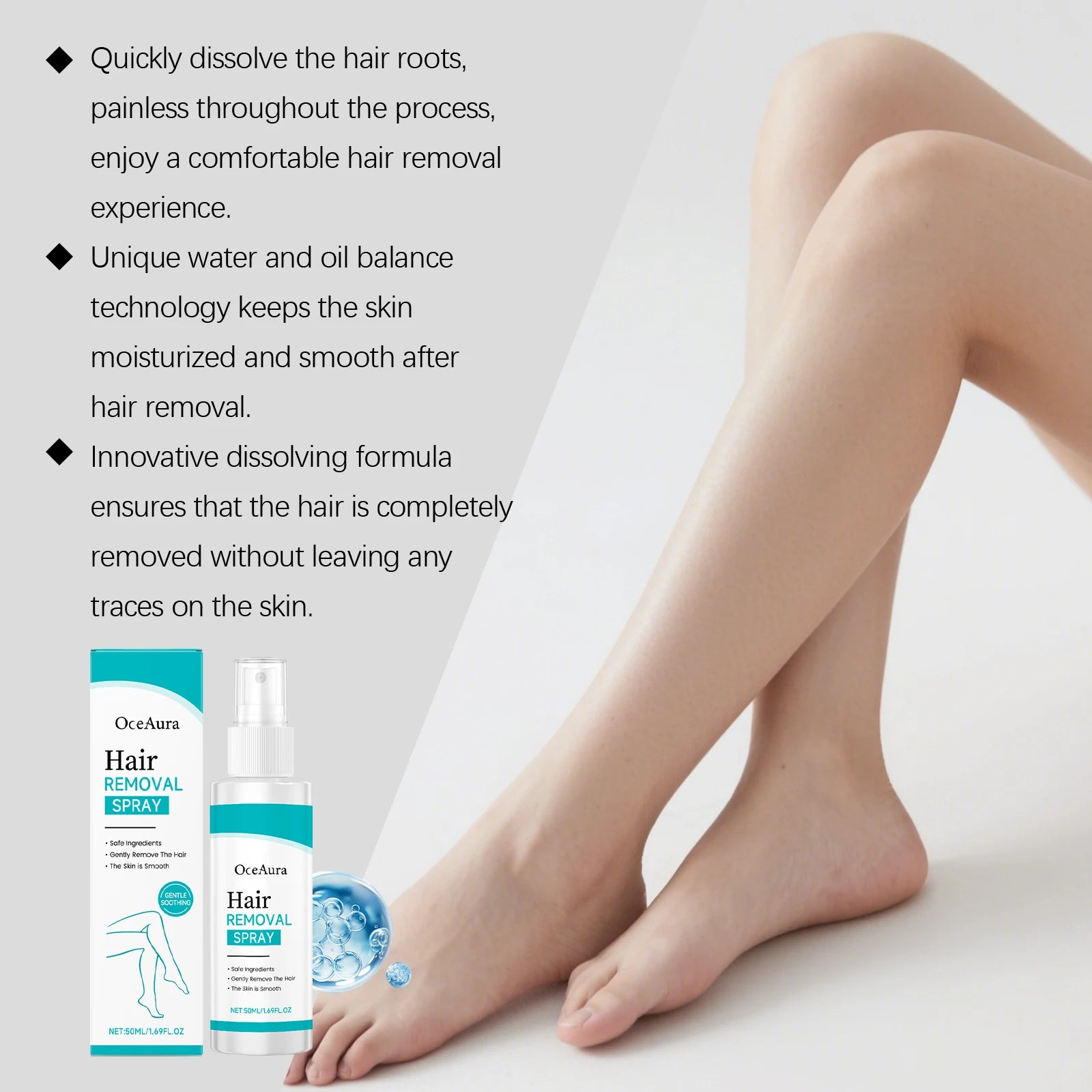 Painless Body Hair Removal Spray - 11