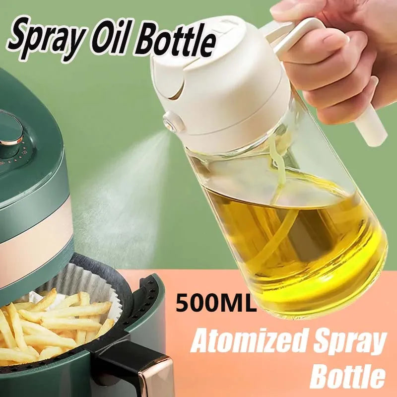 2-in-1 Dual Function Oil Spray and Pour Dispenser - 1