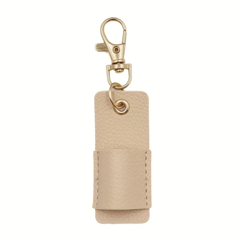 Portable Leather Lanyard Pen Holder for Office and School