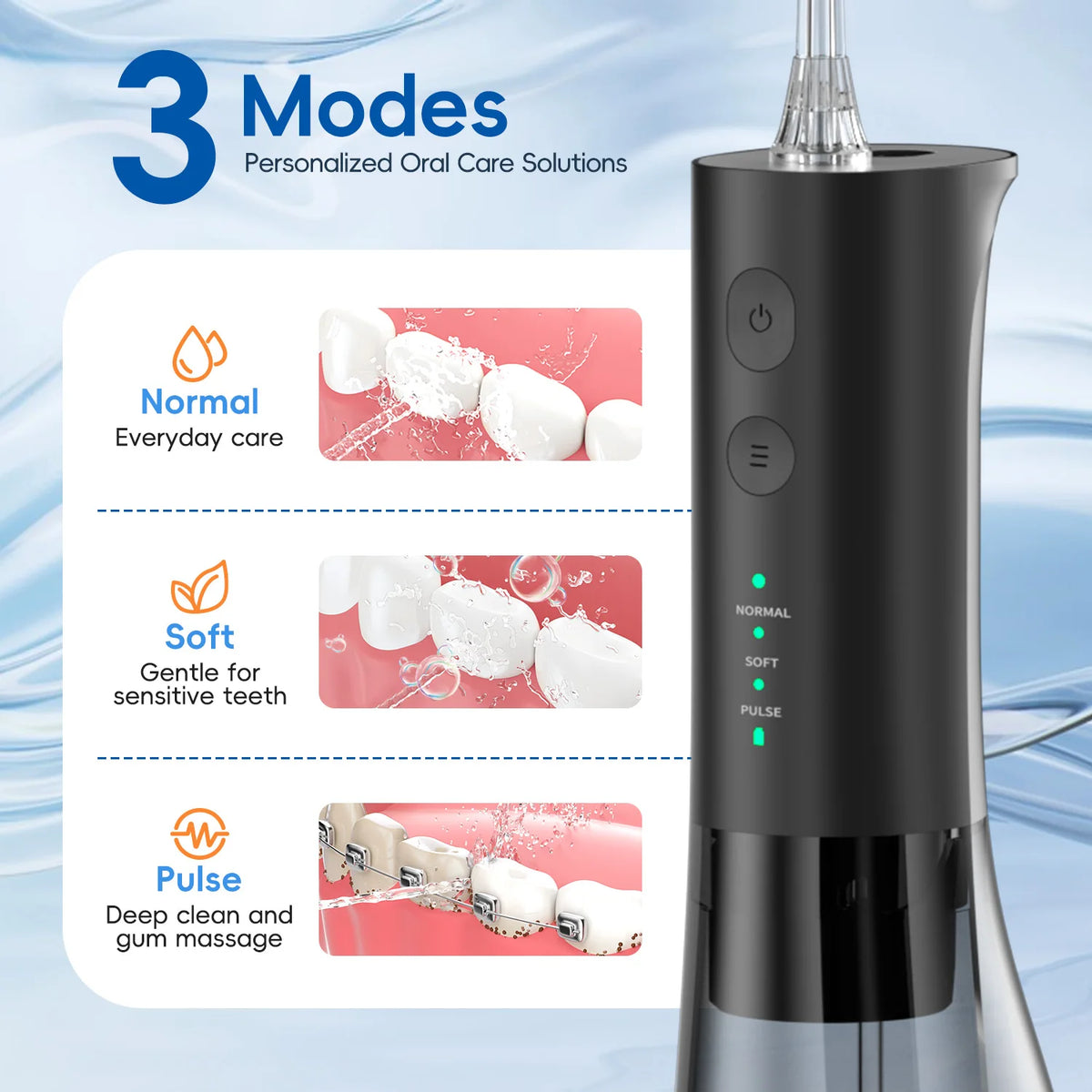 Portable Rechargeable Electric Oral Water Flosser