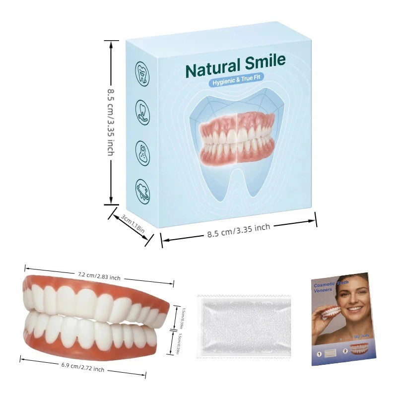 Comfortable Silicone Cosmetic Smile Enhancer Dentures