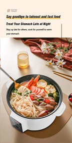 Multifunction 3.5L Non-Stick Electric Hot Pot Cooker