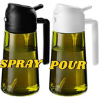 2-in-1 Dual Action Oil Spray and Pour Dispenser for Cooking
