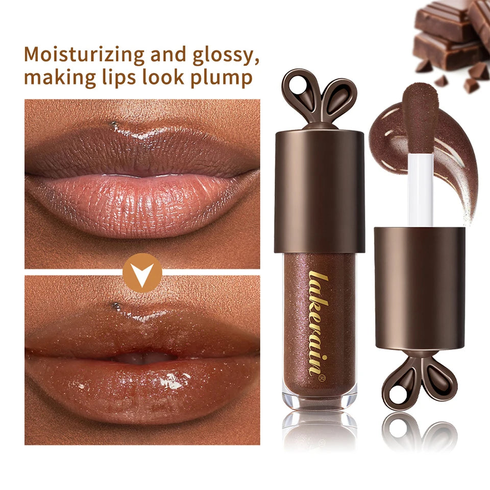 Deep Moisturizing Chocolate Shimmer Lip Gloss - 10