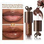 Honey and Chocolate Moisturizing Lip Gloss Duo Set