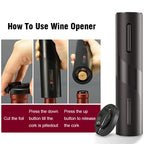 Automatic Electric Wine Opener with Foil Cutter